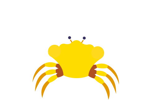 Un crabe bricolo