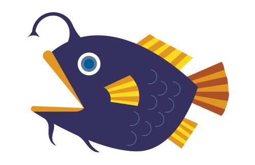 Un poisson lumineux